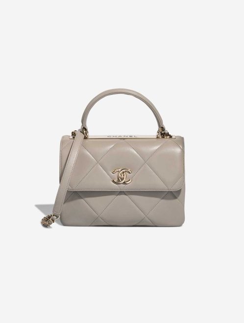 Chanel Trendy CC Medium Lamb Grey Front | Sell your designer bag