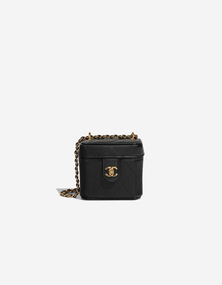 Chanel Vanity Small Lamb Black Front | Sell your designer bag