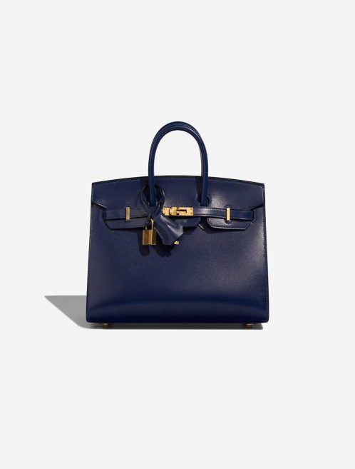 Hermès Birkin 25 Box Bleu Saphir Front | Verkaufen Sie Ihre Designer-Tasche