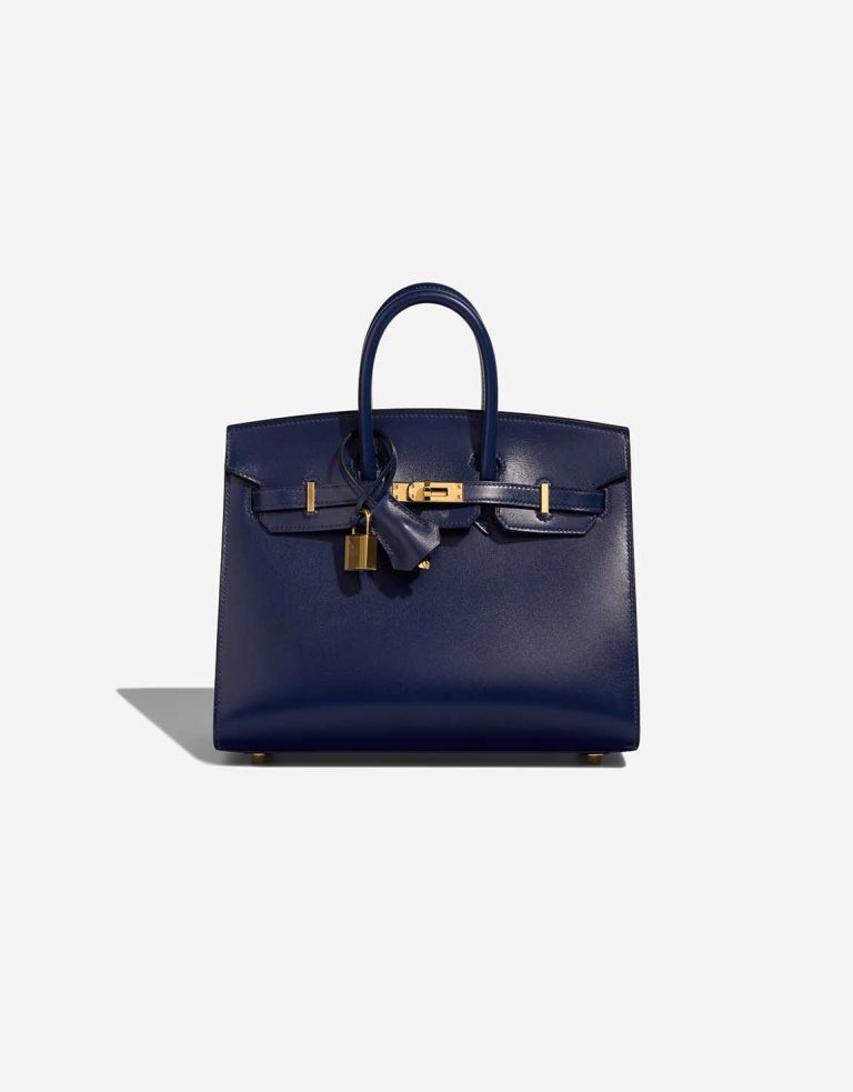 Hermès Birkin 25 Box Bleu Saphir Front | Vendez votre sac de créateur