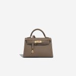 Hermès Kelly Mini Epsom Étoupe Front | Vendre votre sac de créateur