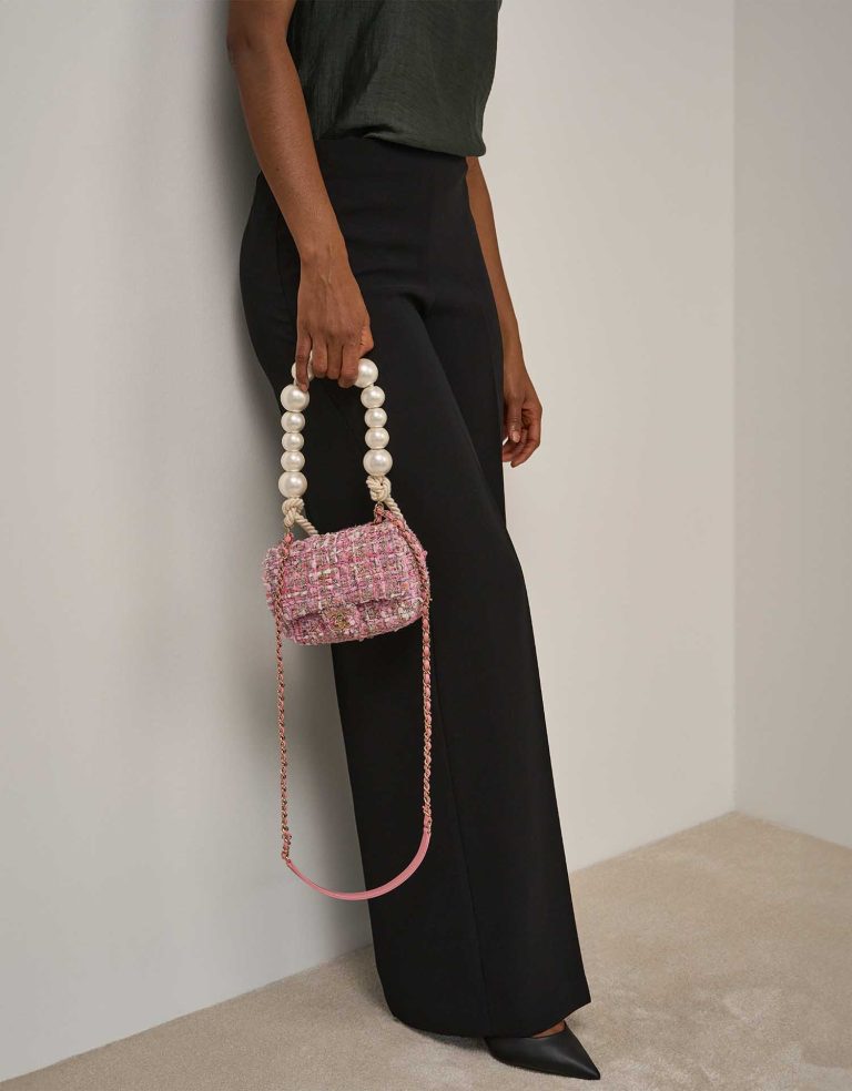 Chanel Timeless Mini Rectangular Tweed Pink / Multicolour Front | Verkaufen Sie Ihre Designer-Tasche