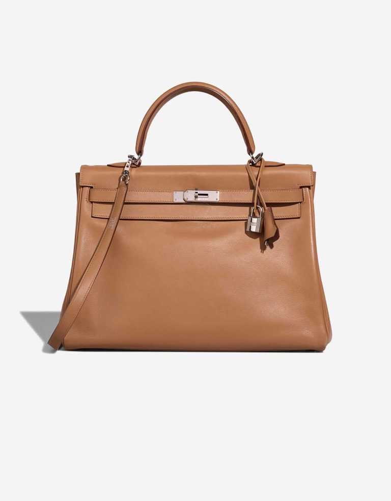 Hermès Kelly 35 Swift Argile Front | Vendre votre sac de créateur