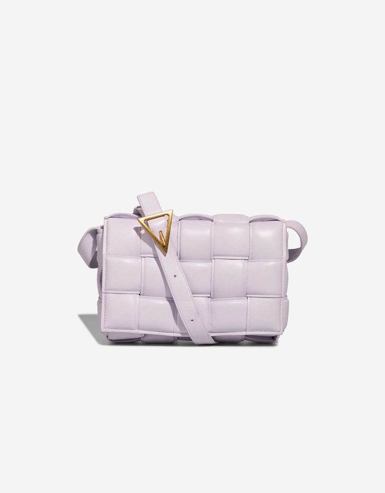 Bottega Veneta Cassette Lamb Light Lilac Front | Sell your designer bag