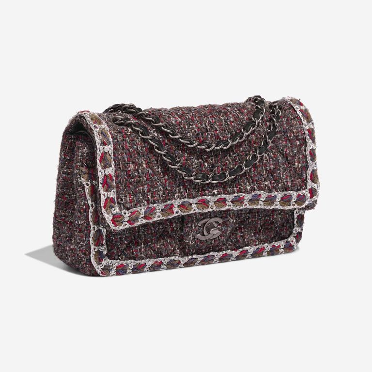 Timeless mittelgroße Tasche Tweed Grau Grau | Verkaufen Sie Ihre Designer-Tasche