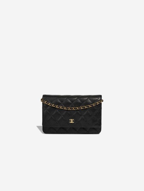 Chanel Wallet On Chain Timeless Caviar Black Front | Sell your designer bag