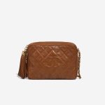 Chanel Camera Bag Medium Lamb Brown Front | Sell your designer bag