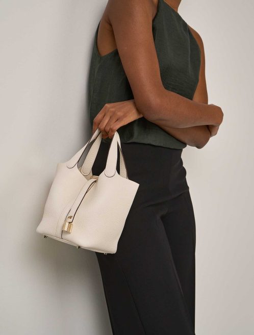 Hermès Picotin 18 Taurillon Clémence Nata on Model | Sell your designer bag