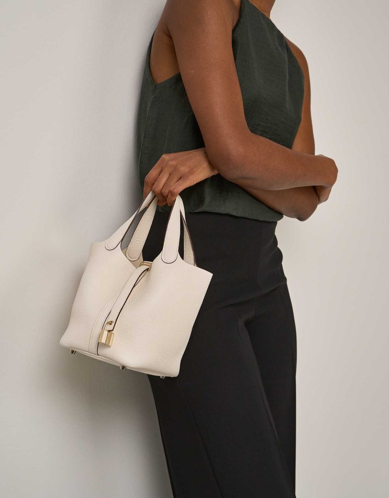 Hermès Picotin 18 Taurillon Clémence Nata Front | Sell your designer bag