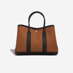 Hermès Garden Party 30 Toile / Veau Négonda Fauve / Black Front | Verkaufen Sie Ihre Designer-Tasche