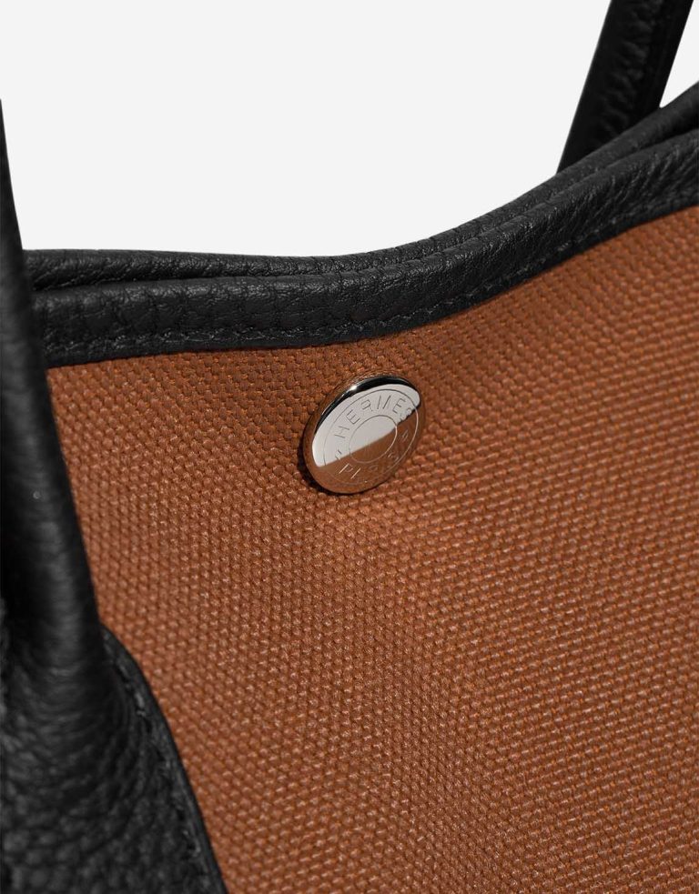 Hermès Garden Party 30 Toile / Veau Négonda Fauve / Black Closing System | Sell your designer bag