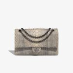 Chanel 2.55 227 Python Light Blue Front | Vendez votre sac de créateur