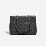 Chanel Grand Shopping Tote Caviar-Leder Charcoal Front | Verkaufen Sie Ihre Designer-Tasche