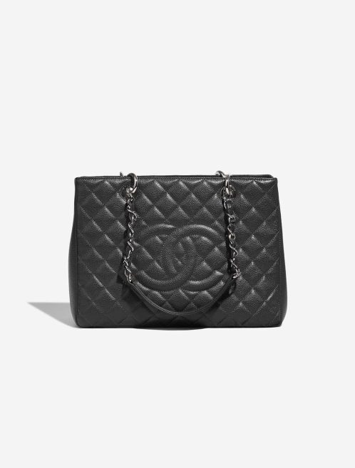 Chanel Grand Shopping Tote Caviar Charcoal Front | Vendez votre sac de créateur