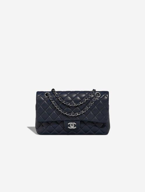 Chanel Timeless Medium Caviar Navy Front | Sell your designer bag