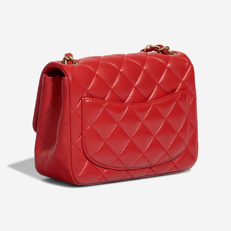 Chanel Timeless Mini Square Lamb Red | Sell your designer bag