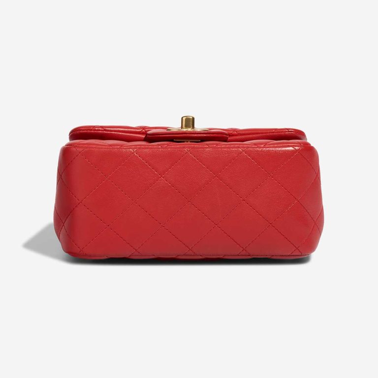 Chanel Timeless Mini Square Lamb Red | Sell your designer bag