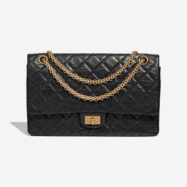 Chanel 2.55 Reissue 226 Aged Calf Black Front | Sell your designer bag