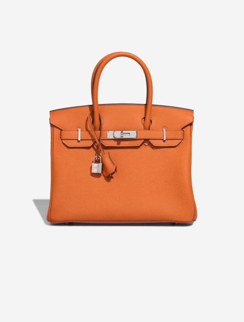Hermès Birkin 30 Togo Orange Front | Vendez votre sac de créateur