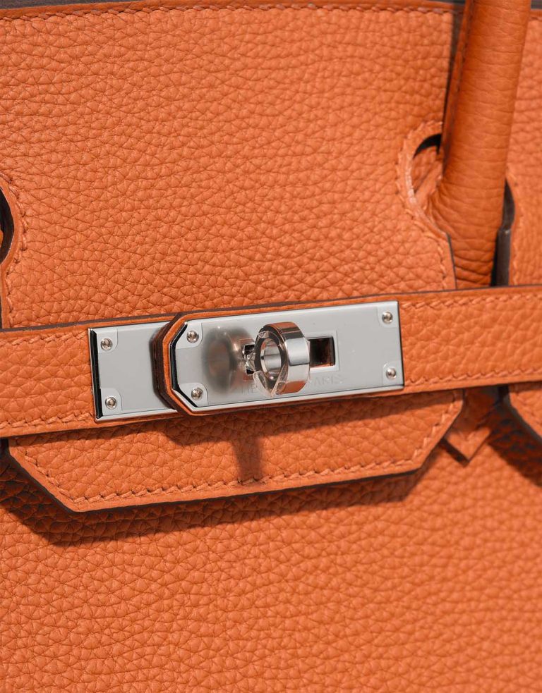 Hermès Birkin 30 Togo Orange Closing System | Sell your designer bag