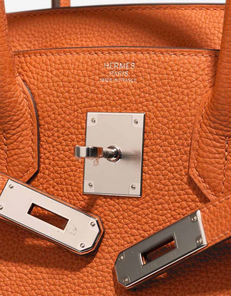 Hermès Birkin 30 Togo Orange Logo | Sell your designer bag