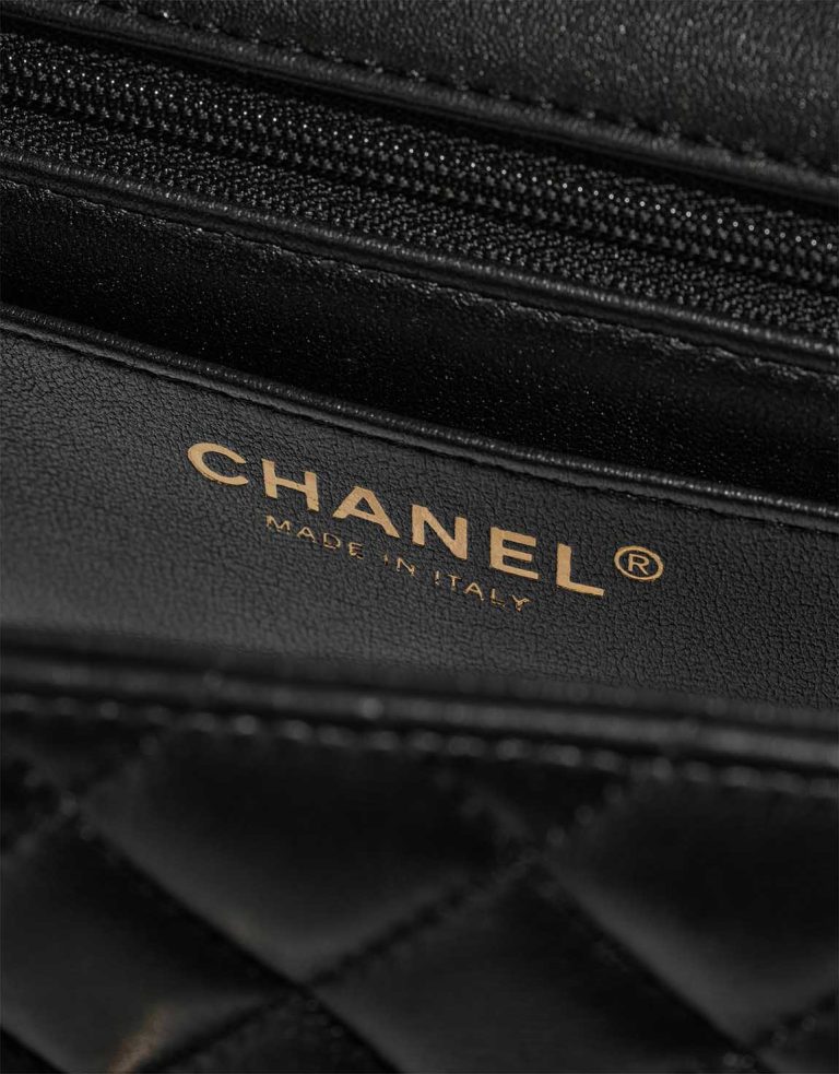 Chanel Timeless Mini Rectangular Lammleder Black Logo | Verkaufen Sie Ihre Designer-Tasche