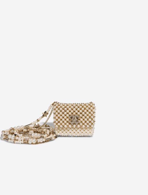 Chanel Timeless Halskette Micro Pearls White Front | Verkaufen Sie Ihre Designer-Tasche