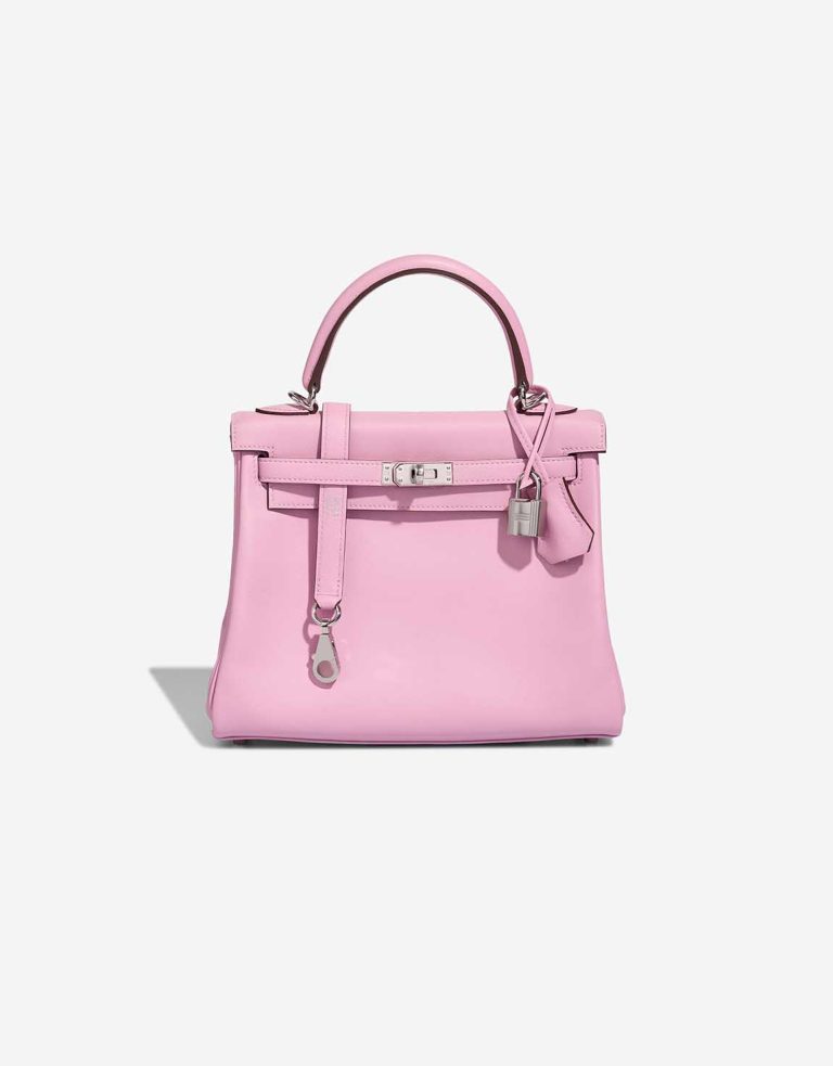 Hermès Kelly 25 Swift Mauve Sylvestre Front | Sell your designer bag