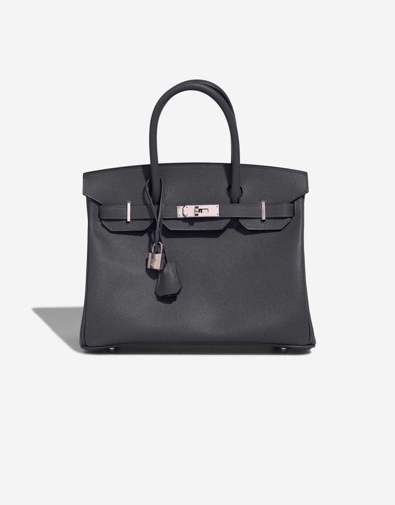 Hermès Birkin 30 Epsom Gris Misty Front | Vendez votre sac de créateur