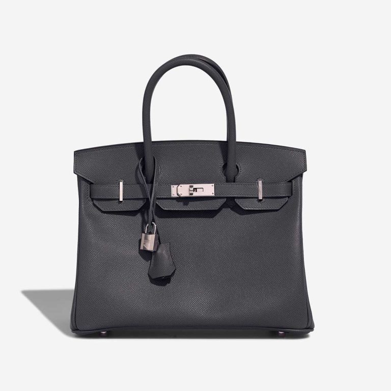 Hermès Birkin 30 Epsom Gris Misty Front | Sell your designer bag