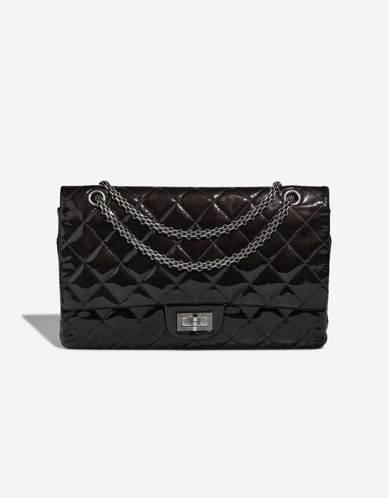 Chanel 2.55 Reissue 227 Patent Black Front | Sell your designer bag