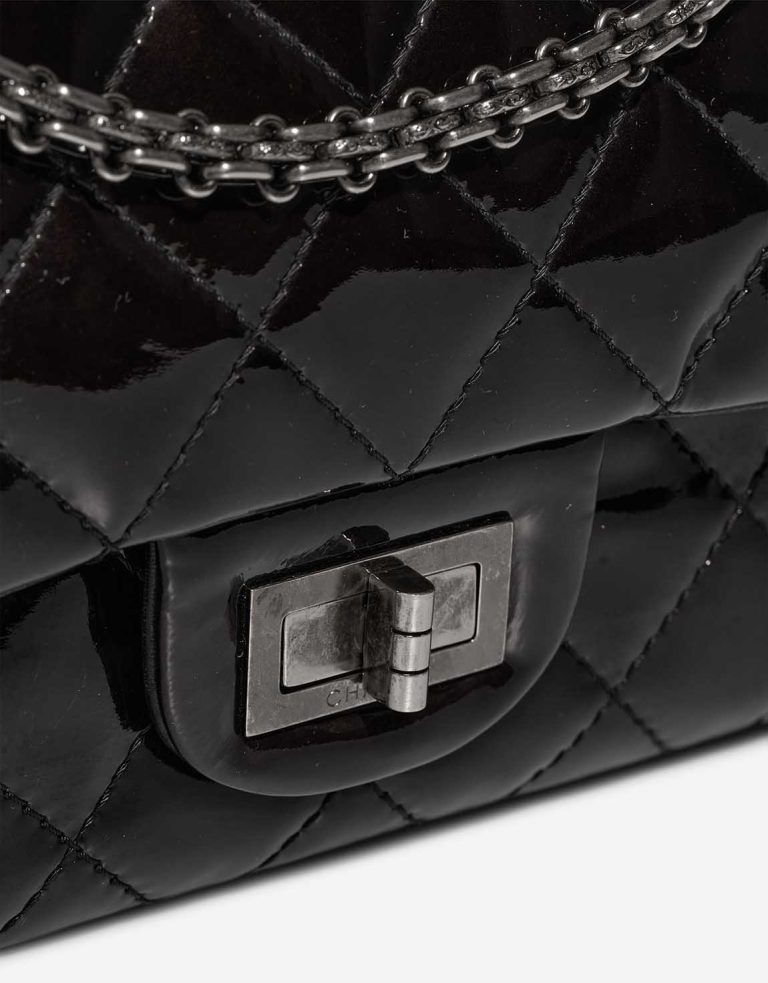 Chanel 2.55 Reissue 227 Patent Black Closing System | Sell your designer bag