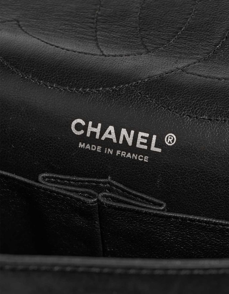 Chanel 2.55 Reissue 227 Patent Black Logo | Sell your designer bag