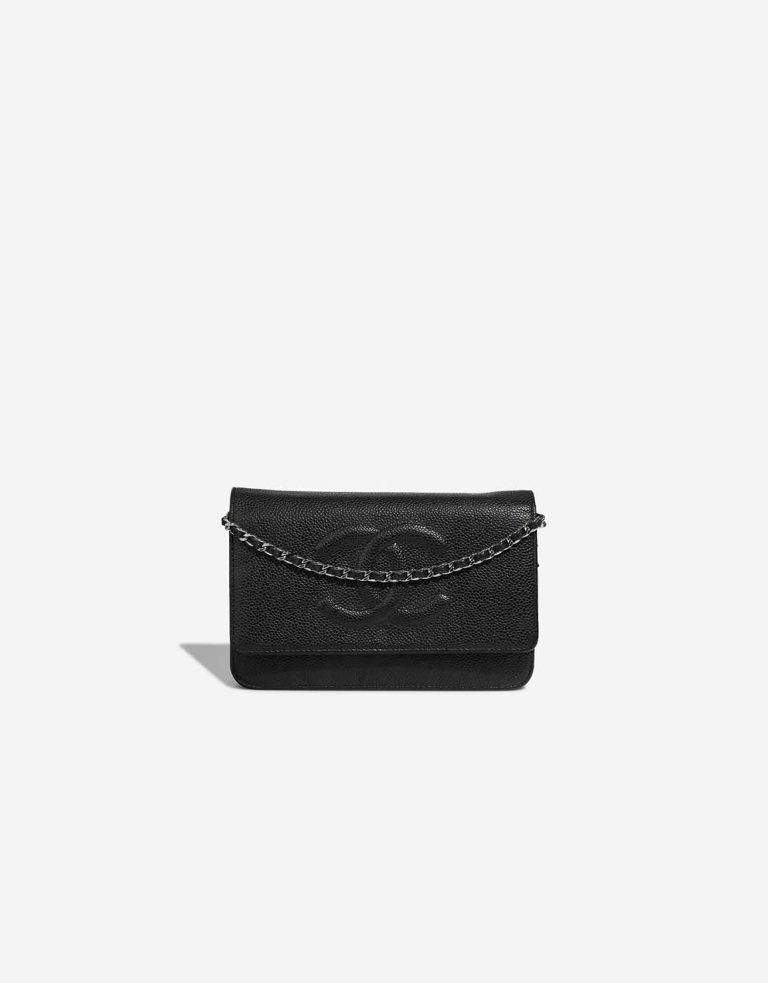 Chanel Wallet On Chain Caviar Black Front | Sell your designer bag