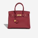 Hermès Birkin 30 Togo Rouge Grenat Front | Verkaufen Sie Ihre Designer-Tasche