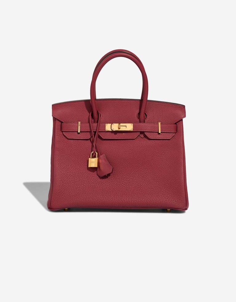 Hermès Birkin 30 Togo Rouge Grenat Front | Vendez votre sac de créateur