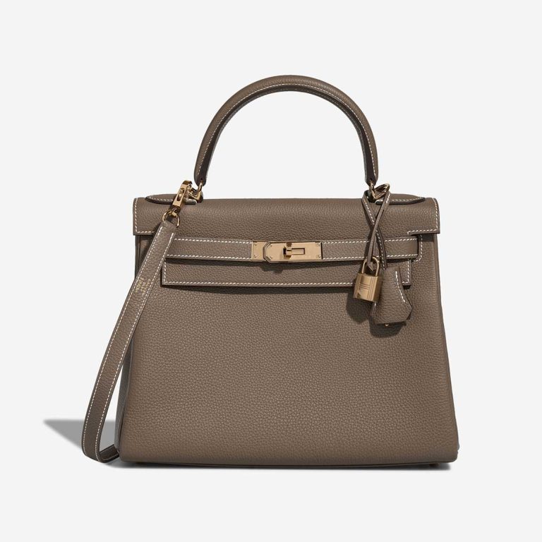 Hermès Kelly 28 Togo Étoupe Front | Sell your designer bag