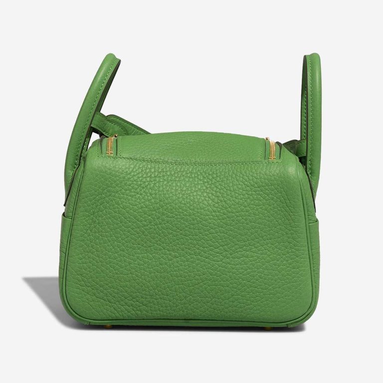 Hermès Lindy Mini Taurillon Clémence Vert Yucca | Sell your designer bag