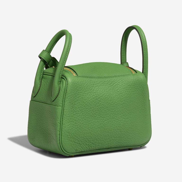 Hermès Lindy Mini Taurillon Clémence Vert Yucca | Sell your designer bag