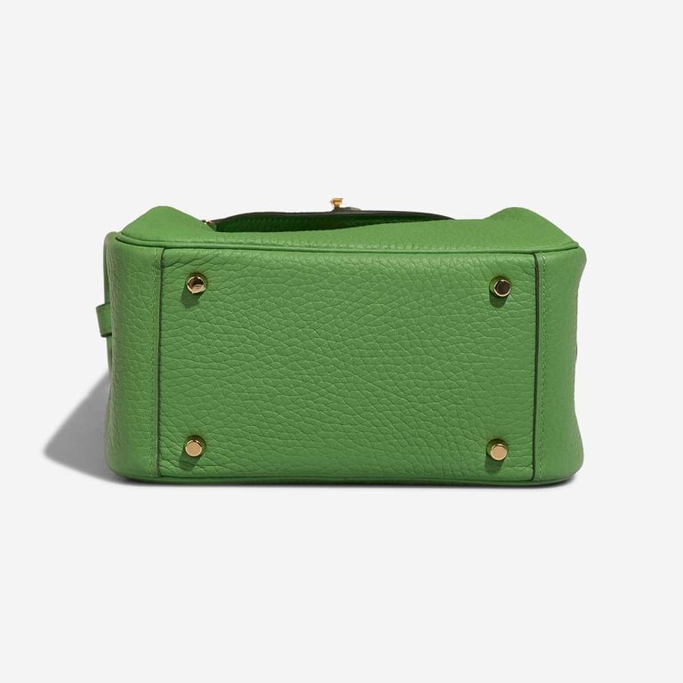 Hermès Lindy Mini Taurillon Clémence Vert Yucca | Sell your designer bag