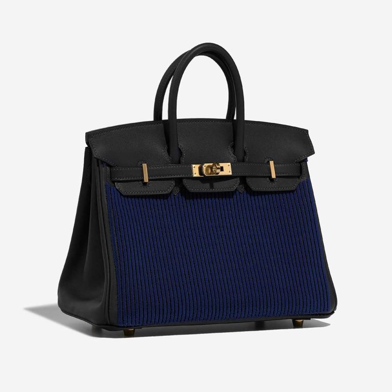 Hermès Birkin 25 Côte à Côte Tuffetage Swift Caban / Bleu Saphir | Sell your designer bag