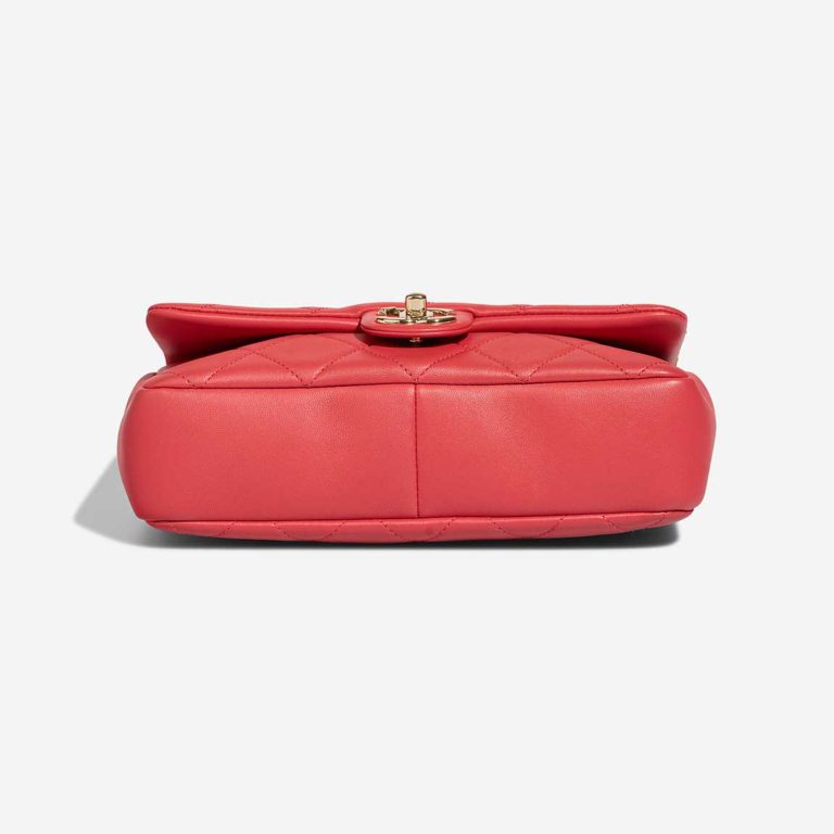 Chanel Timeless Flap Bag Medium Lamb Coral Red | Sell your designer bag