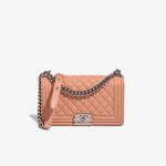 Chanel Boy Old Medium Caviar-Leder Nude Front | Verkaufen Sie Ihre Designer-Tasche