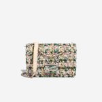 Chanel Timeless Flap Bag Small Tweed / Lamb Multicolour Front | Sell your designer bag