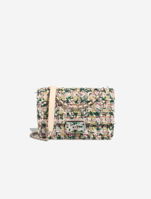 Chanel Timeless Flap Bag Small Tweed / Lammleder Multicolour Front | Verkaufen Sie Ihre Designer-Tasche