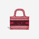 Dior Book Tote Dioramour Mini Canvas Red / White / Black Front | Vendez votre sac de créateur