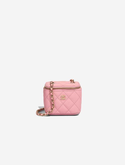 Chanel Vanity Small Caviar Pink Front | Vendez votre sac de créateur