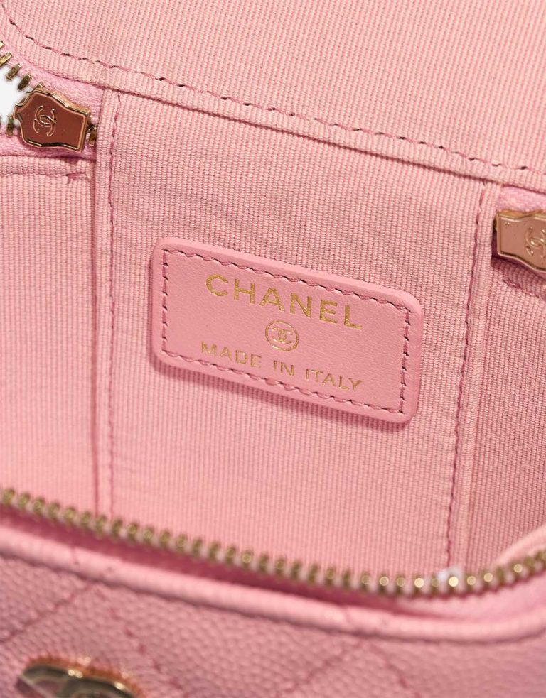 Chanel Vanity Small Caviar Pink Logo | Sell your designer bag