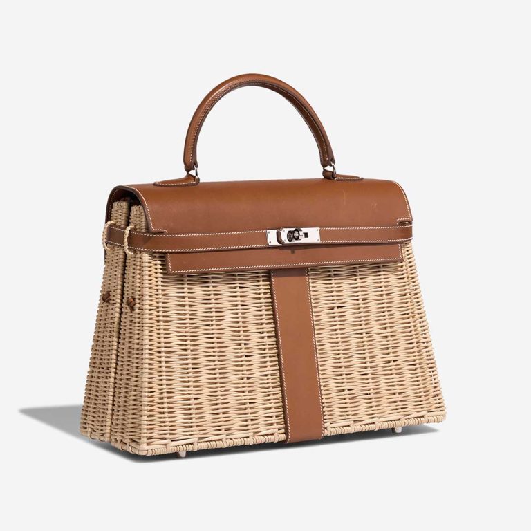 Hermès Kelly Picnic 35 Osier / Barénia Fauve / Naturel | Sell your designer bag