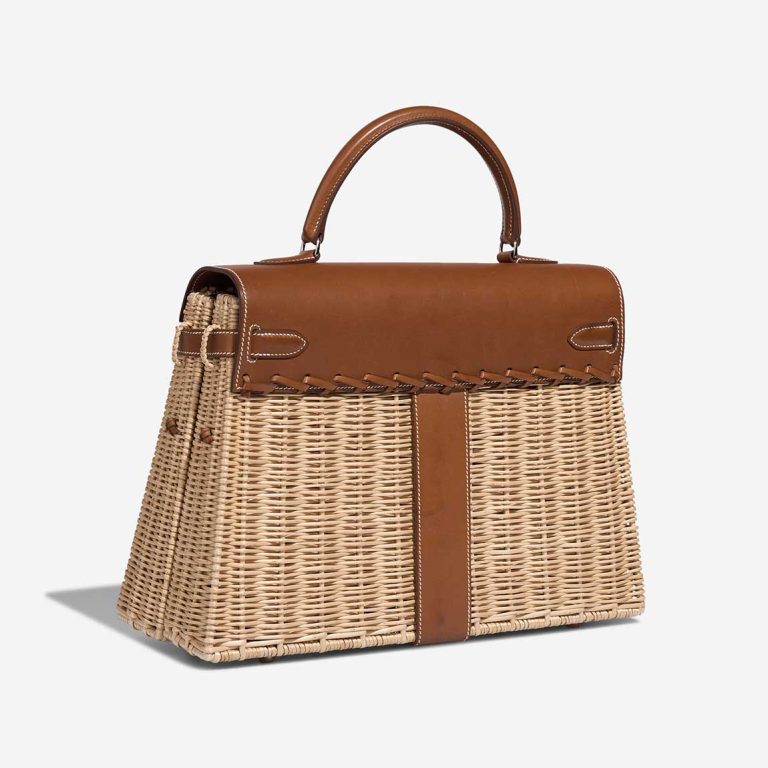 Hermès Kelly Picnic 35 Osier / Barénia Fauve / Naturel | Sell your designer bag